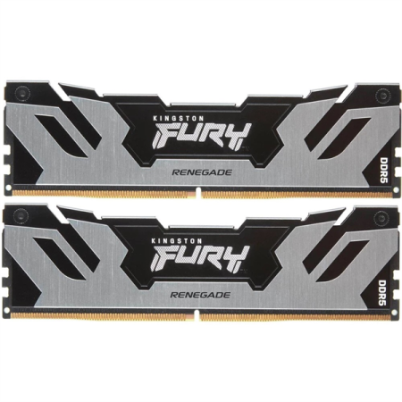 Модуль памяти Kingston 32GB DDR5 7200 FURY Renegade Silver/Black XMP Non-ECC Unbuffered DIMM (Kit 2*16gb) 1RX8 38-44-44 1.45V 288-pin 16Gbit