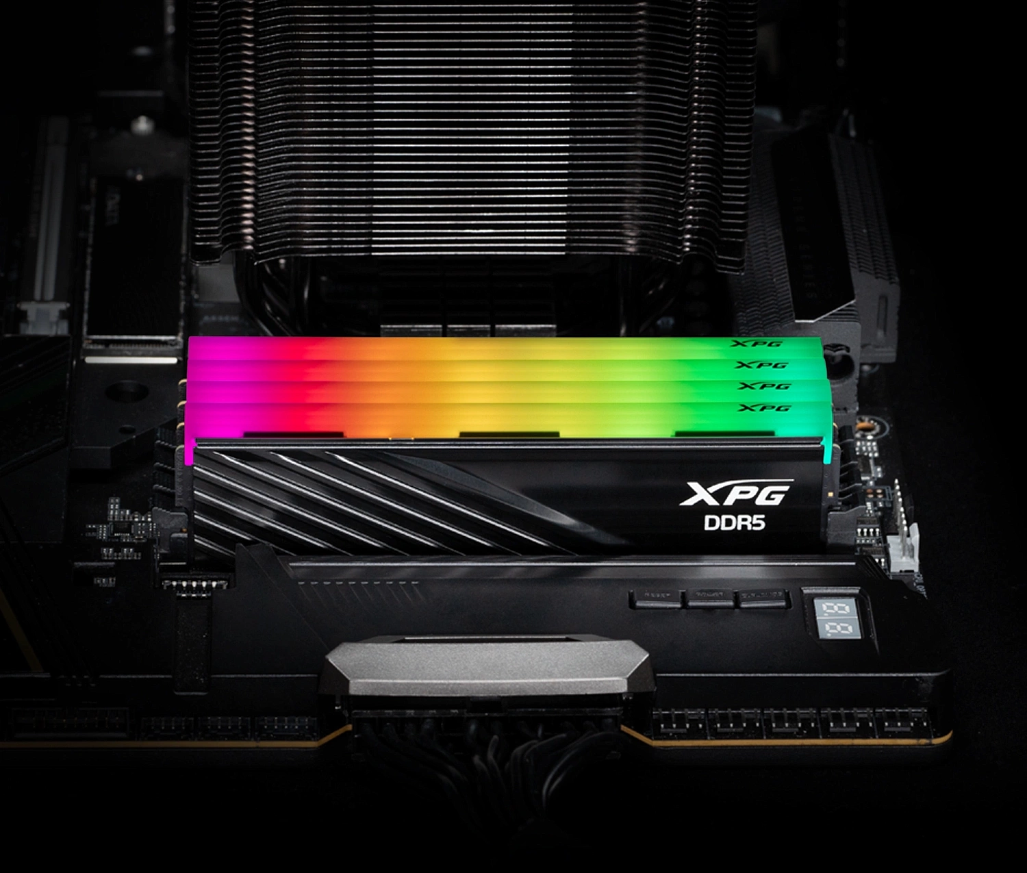 32GB DDR5 6000 DIMM XPG Lancer Blade RGB AX5U6000C3016G-DTLABRBK kit 2*16, 1.35V, CL30-40-40