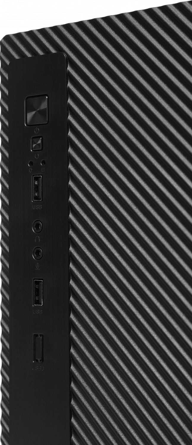 Корпус Accord Entry ACC-2053B черный без БП mATX 1x80mm 1x120mm 2xUSB2.0 audio