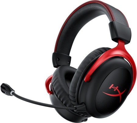 Наушники с микрофоном HyperX Cloud II (CL002) черный/красный мониторные Radio оголовье (4P5K4AA)