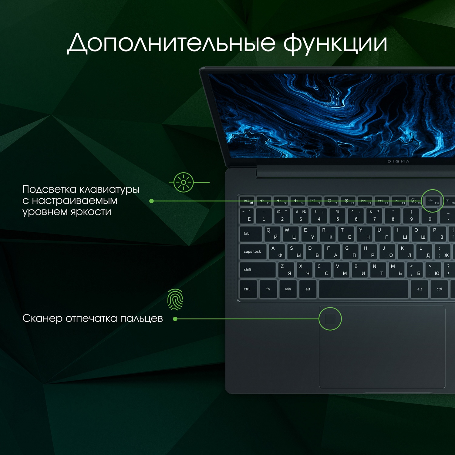 Ноутбук Digma Pro Sprint M Ryzen 5 3500U 8Gb SSD256Gb AMD Radeon RX Vega 8 15.6" IPS FHD (1920x1080) Windows 11 Professional Multi Language 64 grey WiFi BT Cam 4700mAh (DN15R5-8CXW02)