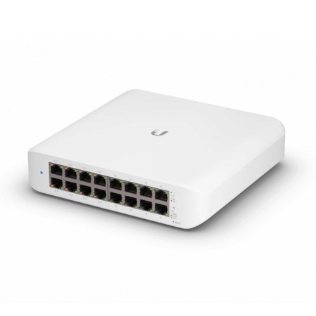 UniFi Switch Lite 16 PoE (USW-Lite-16-POE) Ubiquiti PoE-коммутатор, 16х 1G RJ45, раздача 45 Вт (071163)