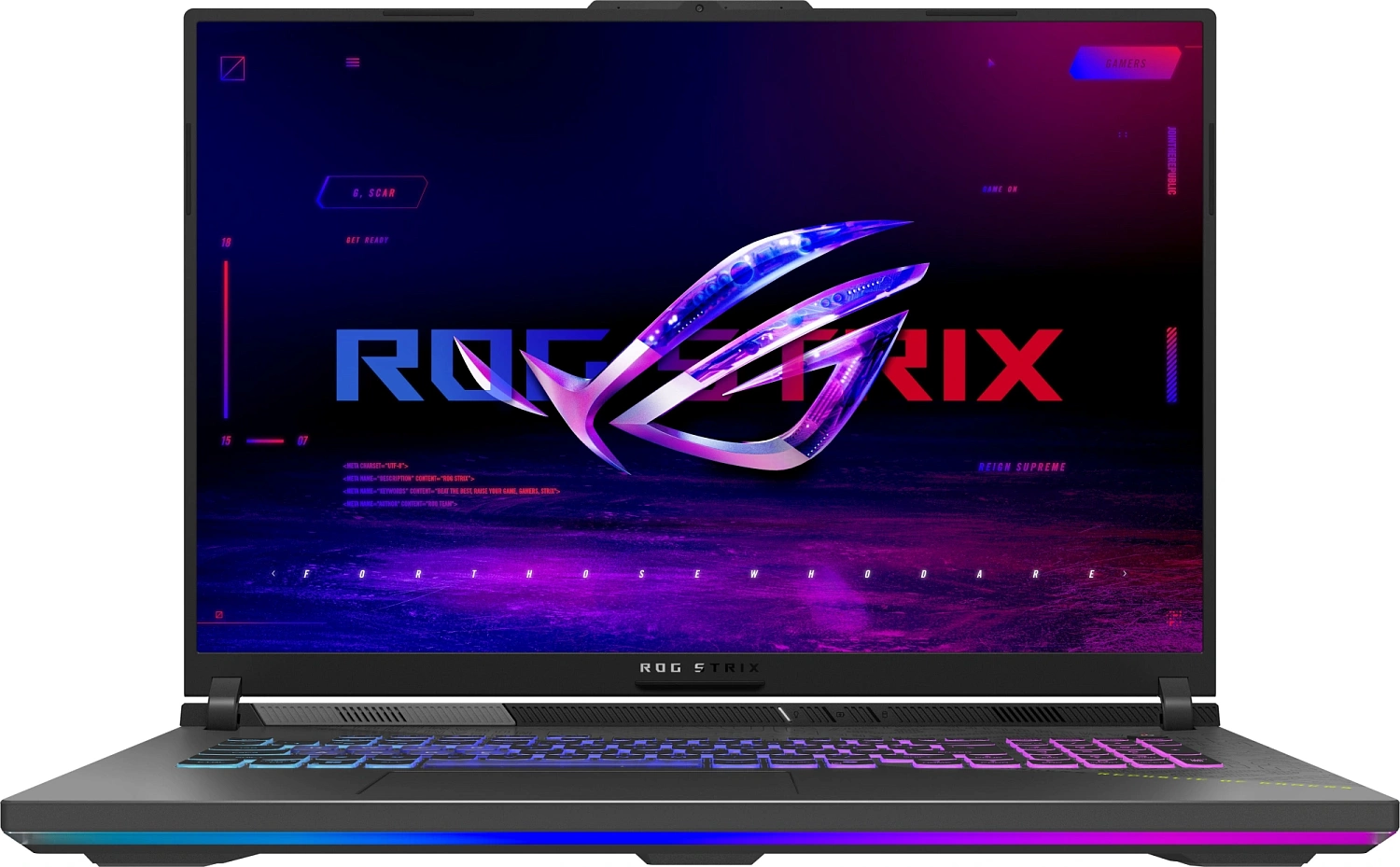 Ноутбук Asus ROG Strix G18 G814PM-S8117 Ryzen 9 8940HX 16Gb SSD512Gb NVIDIA GeForce RTX 5060 8Gb 18" IPS WUXGA (1920x1200) без ОС green WiFi BT Cam (90NR0L29-M005X0)