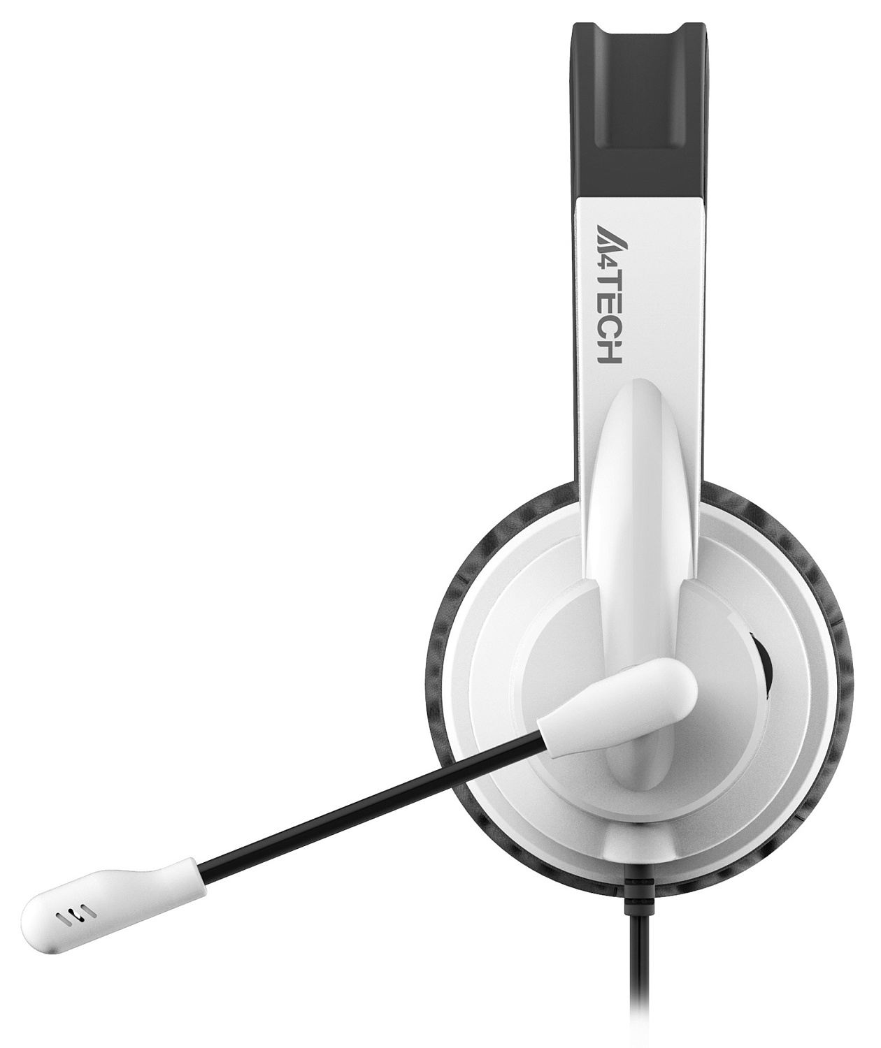 Наушники с микрофоном A4Tech HS-11 черный/белый 2м накладные оголовье (HS-11/3.5MM PLUG/BLACK+WHITE)