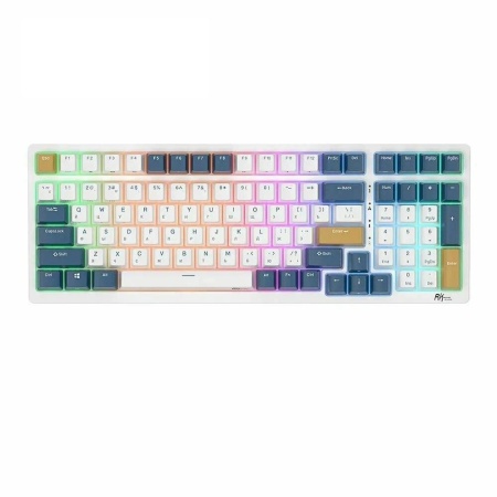 Клавиатура Royal Kludge RK98 Klein blue USB/2.4 GHz/Bluetoth, RGB, Hot Swap, Brown switch