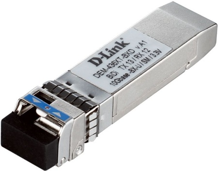 Трансивер D-Link 436XT-BXD/20KM/B2A SFP+ SM Tx:1330нм Rx:1270нм до 20км