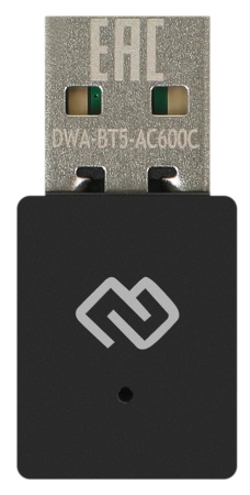 Сетевой адаптер Wi-Fi + Bluetooth Digma DWA-BT5-AC600C AC600 USB 2.0 (ант.внутр.) 1ант. (упак.:1шт)