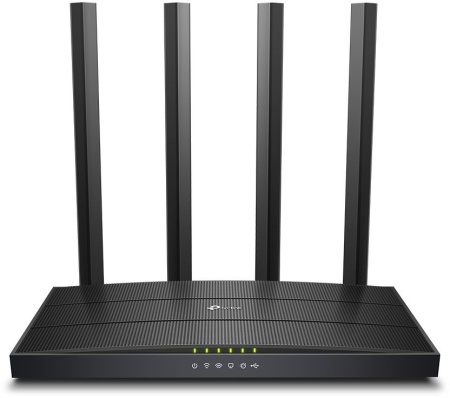 Роутер беспроводной TP-Link Archer C6U AC1200 10/100/1000BASE-TX/4G ready черный