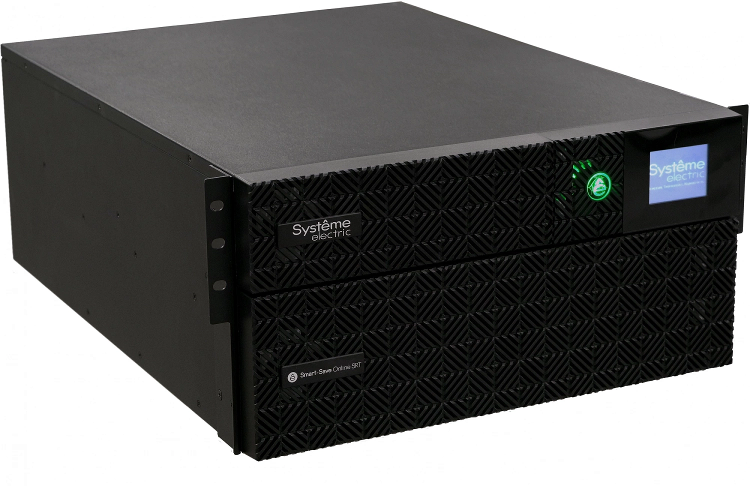 Источник бесперебойного питания Systeme Electric Smart-Save Online SRT, 5000VA/5000W, On-Line, Extended-run, Rack 2U+3U(Tower convertible), LCD,  6xC13, 4xC19, SNMP Intelligent Slot, USB, RS-232, Pre-Inst. Web/SNMP