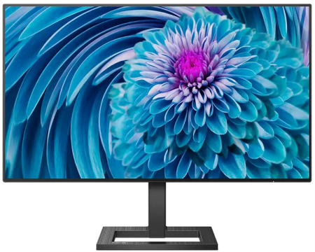 Монитор 27" Philips 275E2FAE  2560x1440, WLED, 16:9, IPS, 350cd, 1000:1, MID, 4(1)ms, 178/178, 2*HDMI, DP, 75Hz, Speakers, Tilt, Внеш, VESA, Black, 2y