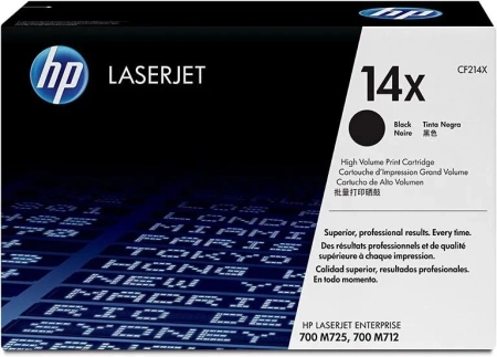 Картридж лазерный HP 14X CF214XH черный (17500стр.) для HP 700/M712 (техн.упак)