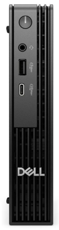 ПК Dell Pro Micro MFF Core i3-14100T, 8GB, 512GB SSD, Intel UHD Graphics 770, WLAN + BT, KB ENG, Mouse, Windows 11 Pro (Multilang), 2YW
