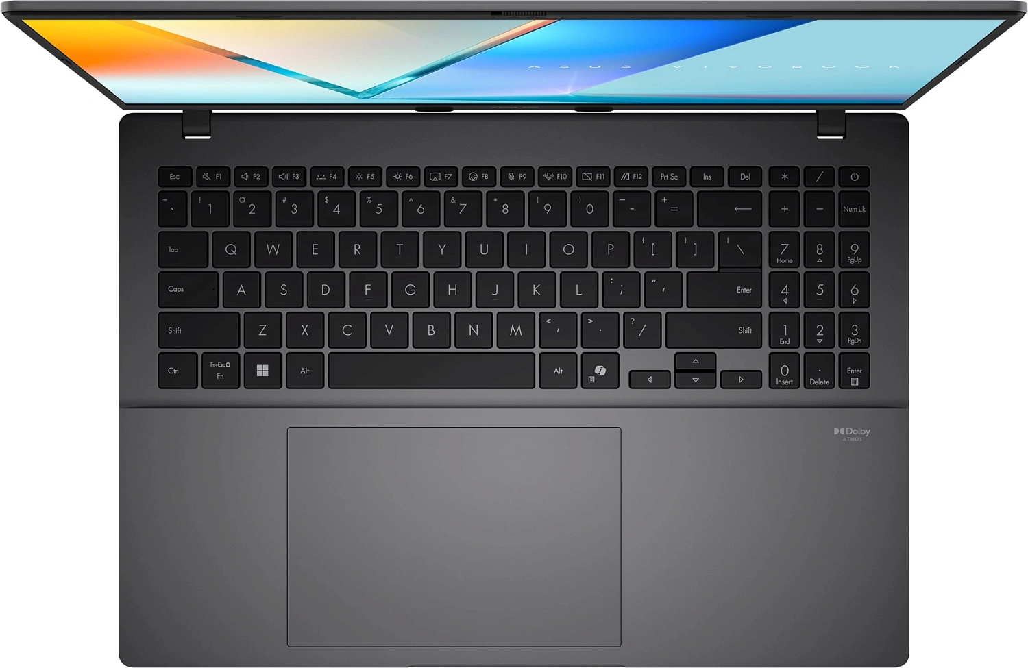 Ноутбук ASUS Vivobook S16 S3607AA-SH108 Intel Core Ultra 7 355 2.3 GHz /DDR5 32GB 1TB M.2 NVMe PCIe 4.0 SSD/Intel Arc Graphics 16" WUXGA (1920 x 1200) OLED 16:10/No OS/Matte Gray/1.70 kg