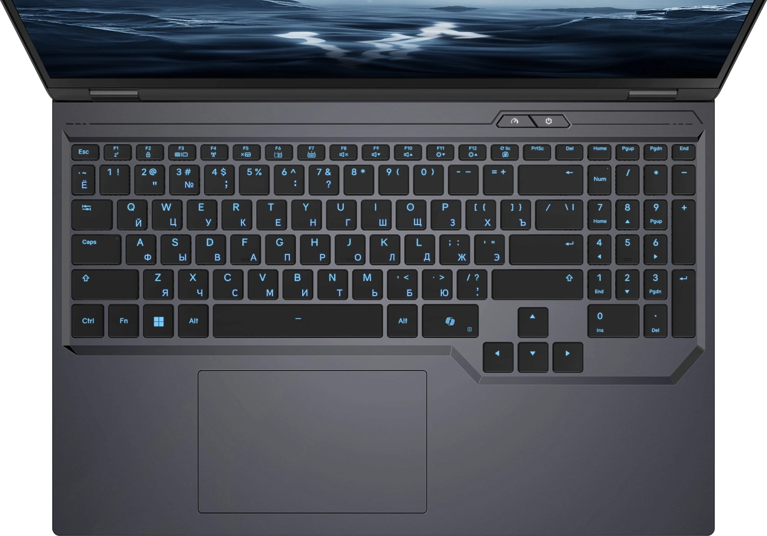 Ноутбук Maibenben X16F-R98957T Ryzen 9 8940HX 32Gb SSD1Tb NVIDIA GeForce RTX5070Ti 12Gb 16" IPS QHD+ (2560x1600) Windows 11 Home grey WiFi BT Cam (X16F-R98957T0JGRHG4E10)