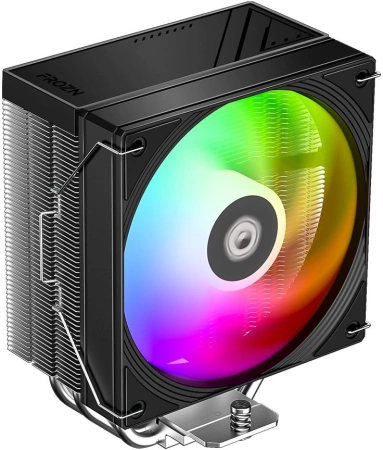 Кулер для процессора ID-COOLING FROZN A410 SE ARGB LGA1700/1200/115X/AM5/AM4 (10шт/кор, TDP 180W, PWM, 4 тепл.трубки прямого контакта, ARGB FAN 120mm, черный) RET