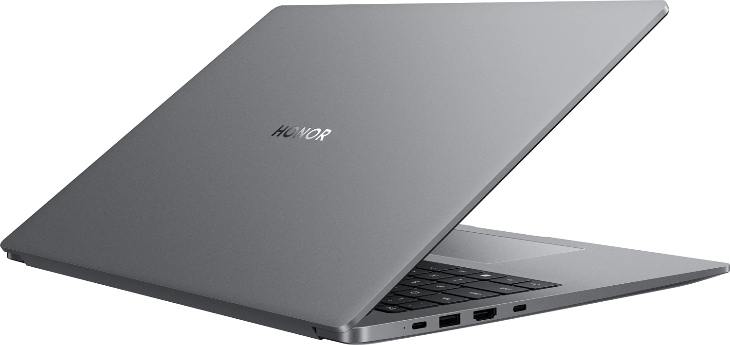 Ноутбук Honor MagicBook X16 BRG-565 Core 5 220H 16Gb SSD512Gb Intel Graphics 16" IPS FHD+ (1920x1200) Windows 11 Home grey WiFi BT Cam (5301ALVX)