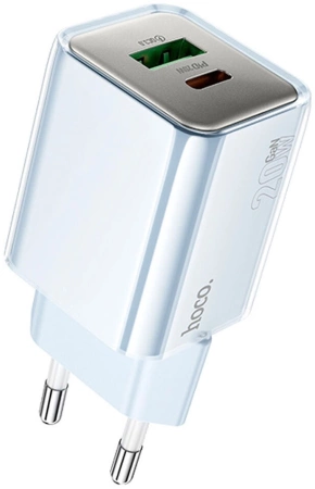 Сетевое зар./устр. Hoco N46 Glorious 20W 3A (PD) синий (35318)