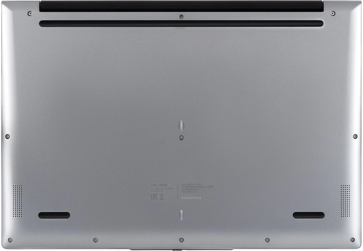 Ноутбук Digma EVE C5805 N-series N100 16Gb SSD512Gb Intel UHD Graphics 16" IPS WUXGA (1920x1200) Windows 11 Pro dk.grey WiFi BT Cam 6000mAh (DN16N1-ADXW01)