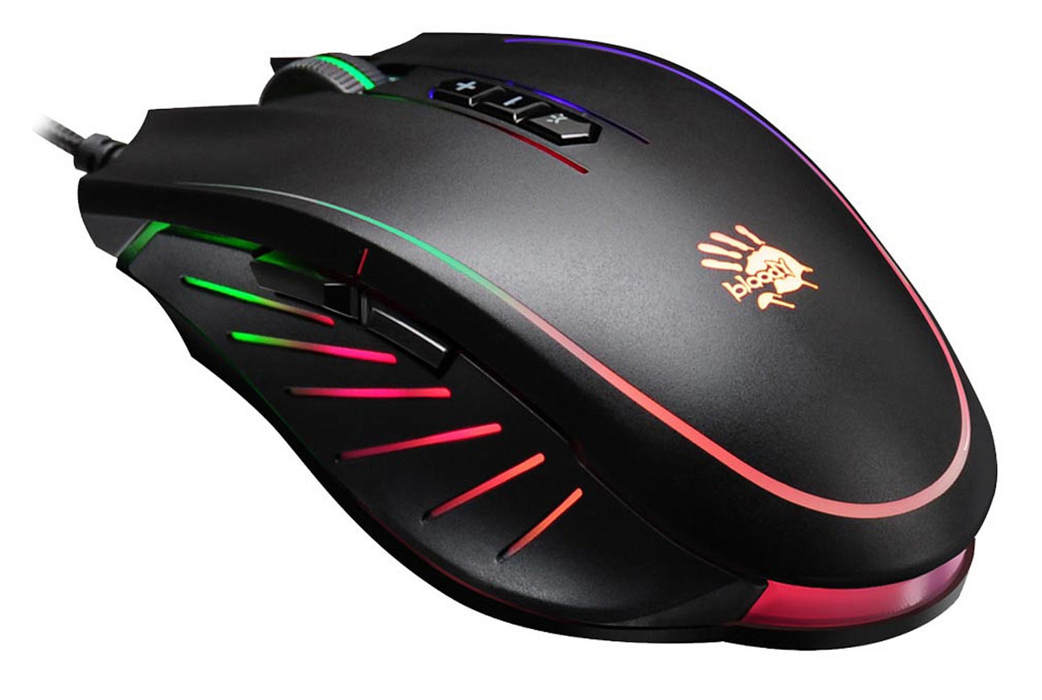 Мышь A4Tech Bloody Q81 Curve черный оптическая (6200dpi) USB (8but) Мышь A4Tech Bloody Q81 Curve черный оптическая (6200dpi) USB (8but)