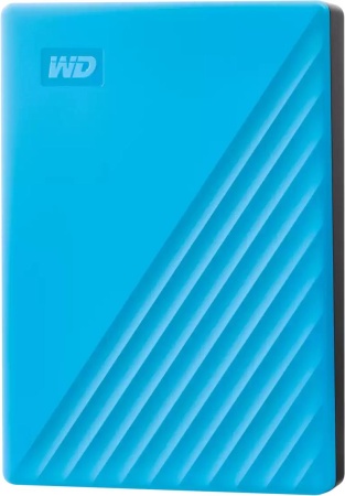 Жесткий диск WD USB 3.0 2Tb WDBYVG0020BBL-WESN My Passport 2.5" голубой