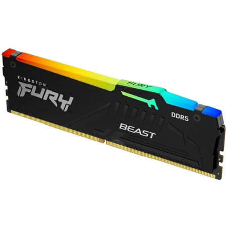 Оперативная память Kingston 16GB 6000MT/s DDR5 CL30 DIMM FURY Beast RGB XMP