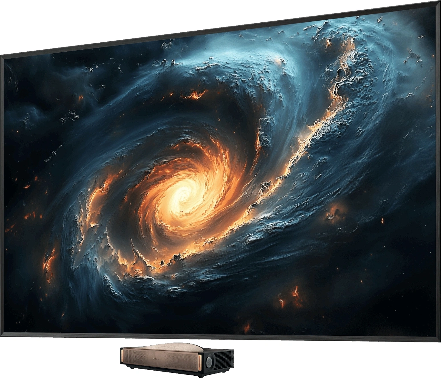Телевизор QLED Hisense 100" 100L9QD угольно-серый 4K Ultra HD 120Hz DVB-T DVB-T2 DVB-C DVB-S DVB-S2 USB WiFi Smart TV