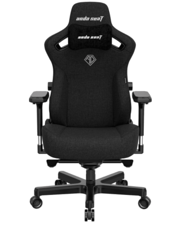 Кресло игровое Anda Seat Kaiser Frontier, цвет черный, размер L (90кг), материал ПВХ (модель AD12)