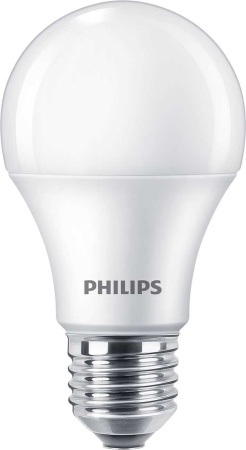 Светодиодная лампа Philips E27 9W = 80W теплый свет Essential