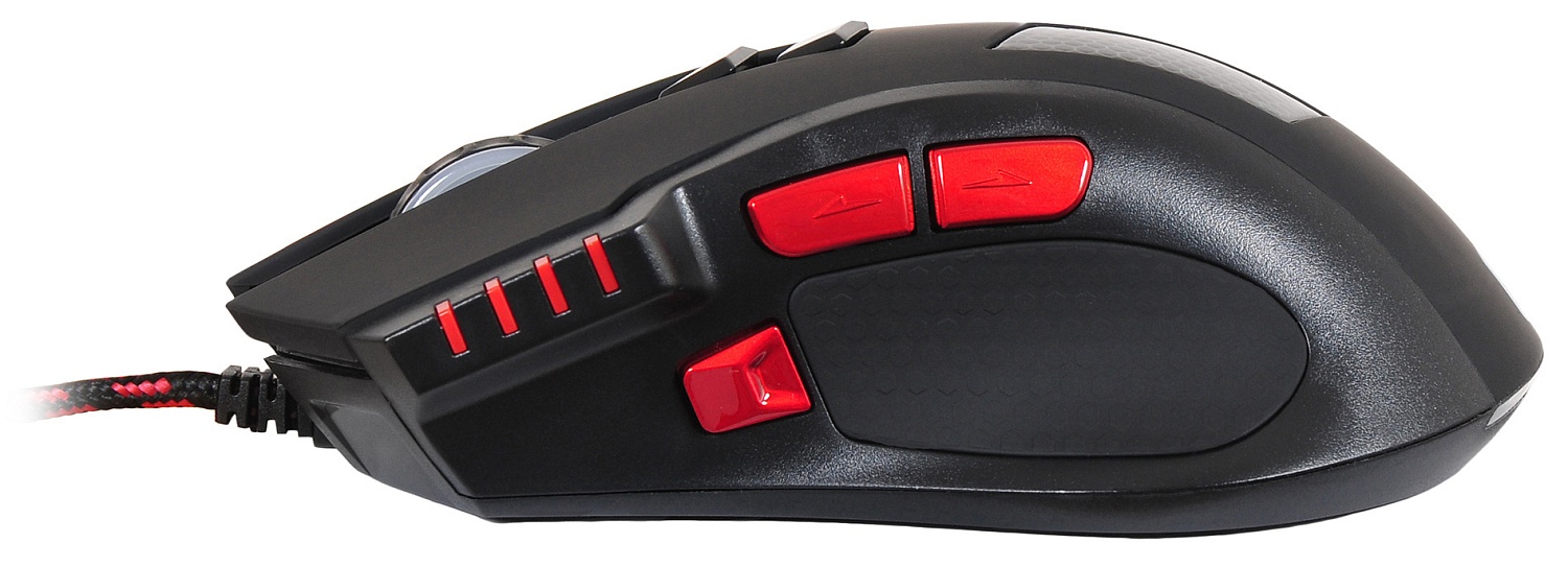 Мышь Оклик 806G черный/красный оптическая (3200dpi) USB (8but) Мышь Оклик 806G черный/красный оптическая (3200dpi) USB (8but)