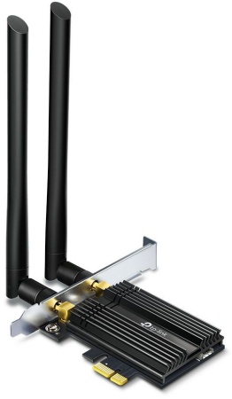 Сетевой адаптер Wi-Fi + Bluetooth TP-Link Archer TX50E AX3000 PCI Express (ант.внеш.несъем.) 2ант.