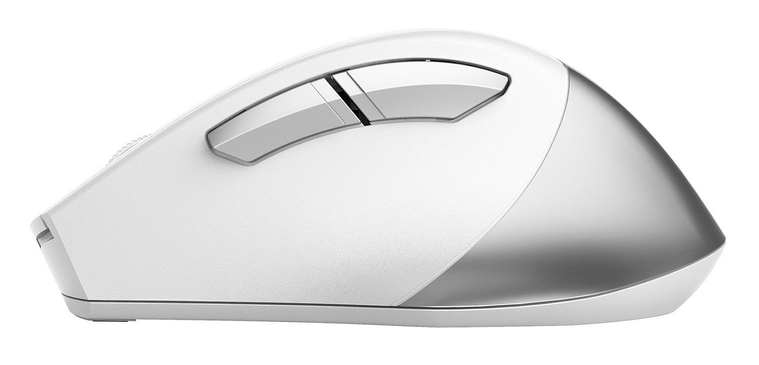 Мышь A4Tech Fstyler FG35 серебристый/белый оптическая (2000dpi) беспроводная USB (6but) Мышь A4Tech Fstyler FG35 серебристый/белый оптическая (2000dpi) беспроводная USB (6but)