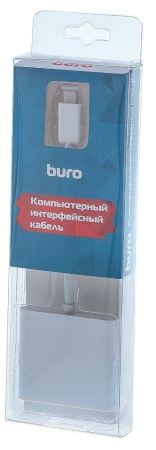 Переходник Buro USB Type-C (m) HDMI (f) USB 3.0 A(f) USB Type-C (f) (BHP RET TPC-HDM) белый