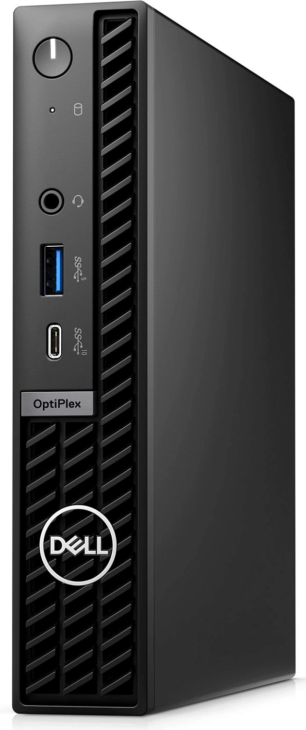 Неттоп Dell Optiplex 7020 Micro i3 14100T (2.7) 8Gb SSD256Gb UHDG 730 Windows 11 Professional GbitEth 260W мышь клавиатура черный (7020-3861)