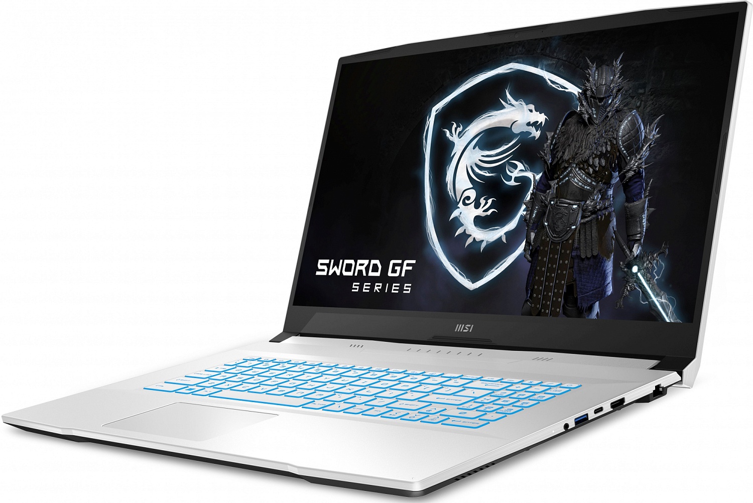 Ноутбук MSI Sword 17 A12UCR-823XRU Core i5 12450H 16Gb SSD512Gb NVIDIA GeForce RTX 3050 4Gb 17.3" IPS FHD (1920x1080) Free DOS white WiFi BT Cam (9S7-17L522-823)