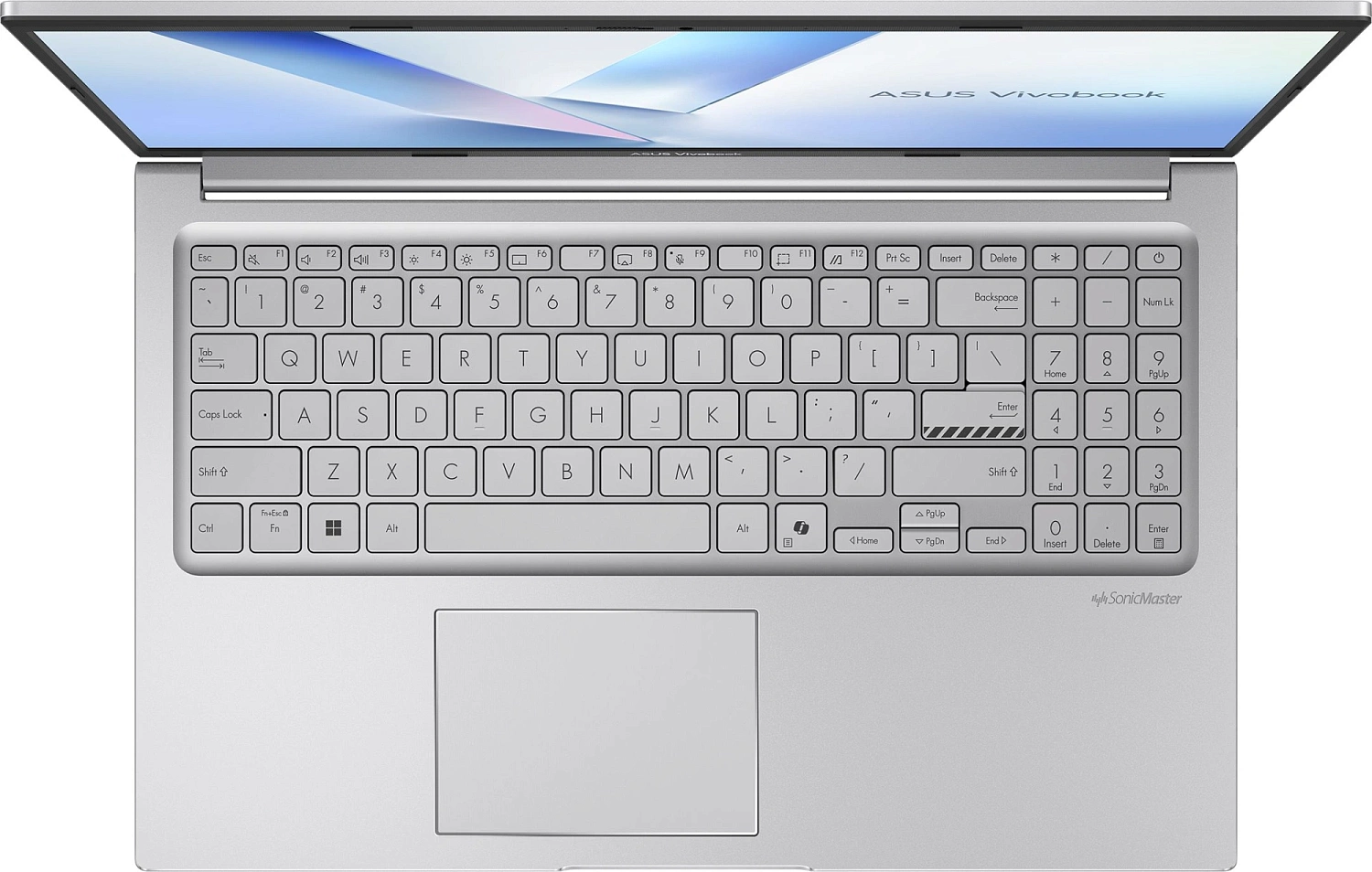 Ноутбук Asus Vivobook 15 X1504MA-BQ643 Core 3 310 16Gb SSD512Gb Intel Graphics 15.6" IPS FHD (1920x1080) без ОС silver WiFi BT Cam (90NB17I2-M01340)
