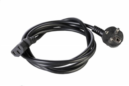 Шнур питания Rem R-10-CORD-C13-S-5 C13-Schuko проводник.:3x1мм2 5м 220В 10А (упак.:1шт) черный