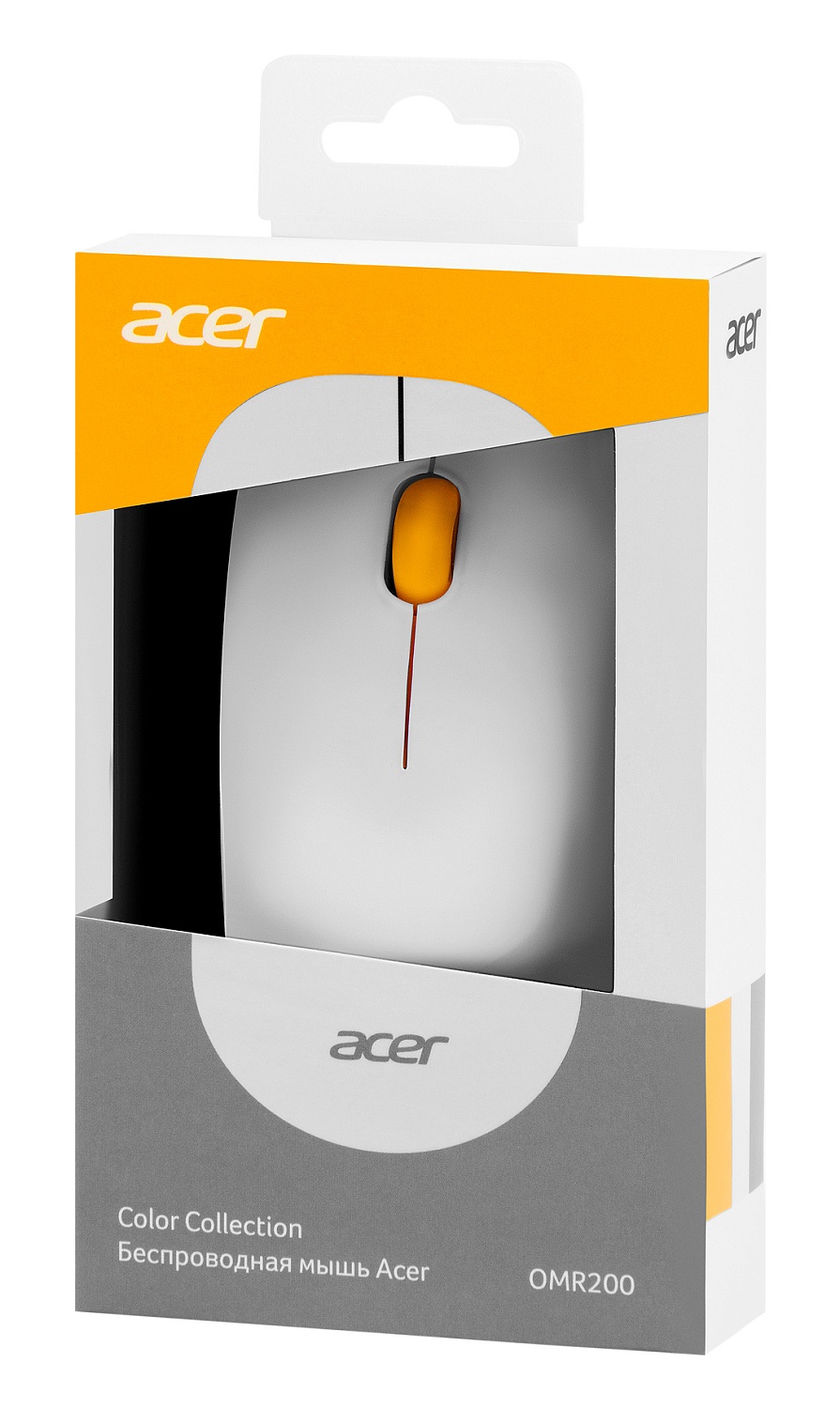 Мышь Acer OMR200 желтый оптическая (1200dpi) беспроводная USB для ноутбука (2but) Мышь Acer OMR200 желтый оптическая (1200dpi) беспроводная USB для ноутбука (2but)
