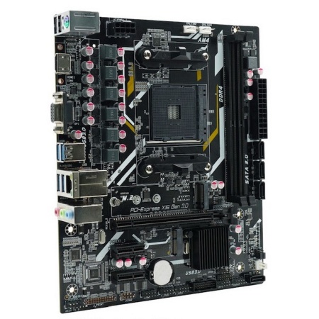 Материнская плата AFOX motherboard AMD A520, AMD Socket AM4, Micro-ATX