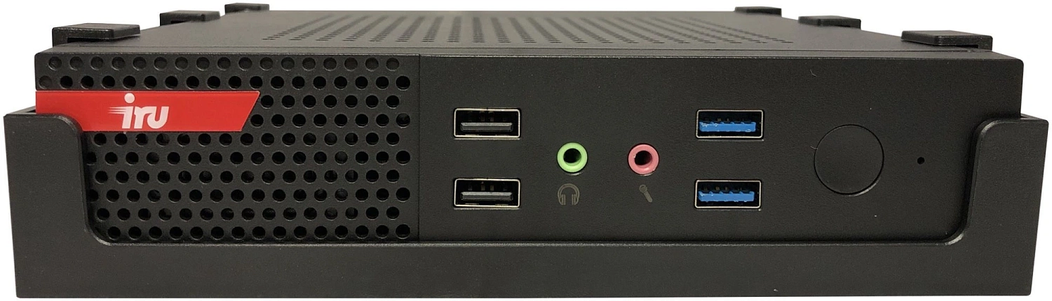 Неттоп IRU Tactio 310H6ATF slim i5 12400 (2.5) 16Gb SSD512Gb UHDG 730 Windows 11 Pro GbitEth WiFi BT 120W черный (RUS) (2131390)