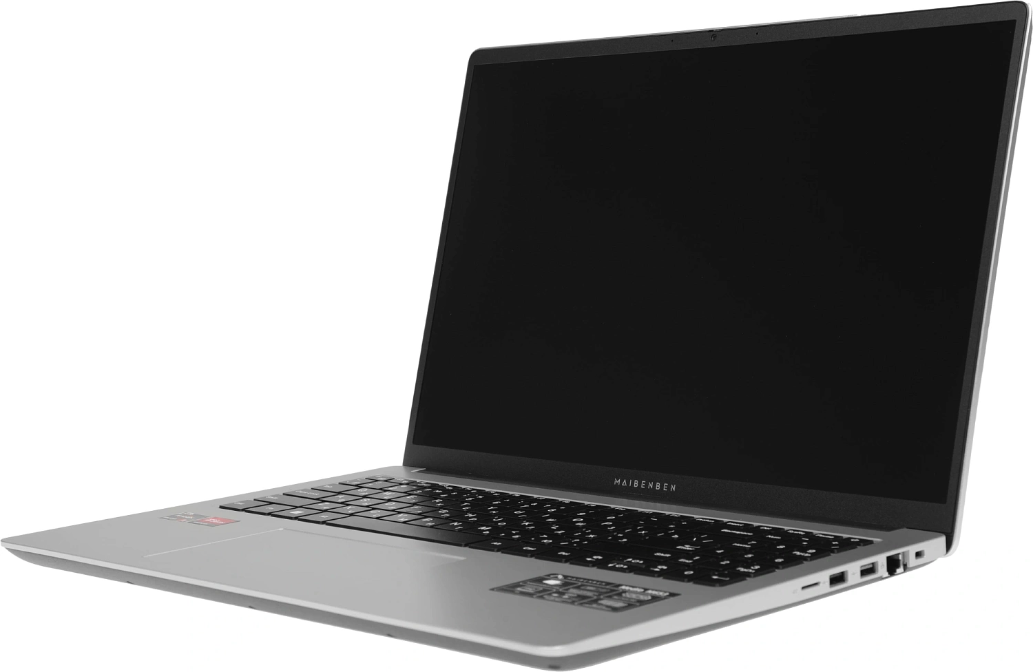 Ноутбук Maibenben M653 Ryzen 3 5400U 8Gb SSD512Gb AMD Radeon 16" IPS FHD+ (1920x1200) Linux grey WiFi BT Cam 4000mAh (M6531SB0LSRE0)
