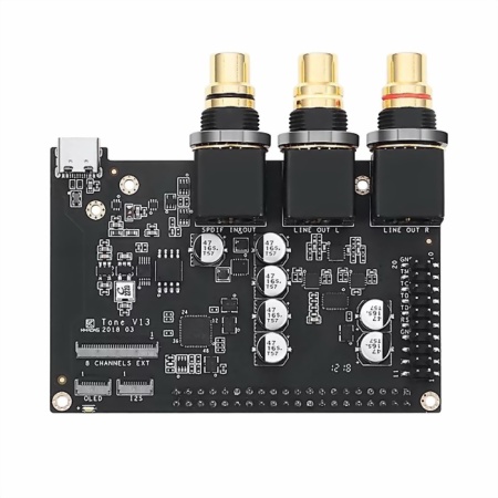 Tone Board VIMs Edition Hi-Res Audio Board, Hi-Fi, XMOS, ES9038Q2M, GPIO Header, KTONE-V-001