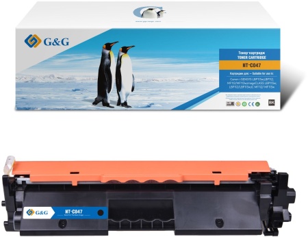 Картридж лазерный G&G NT-C047 черный (1600стр.) для Canon Canon i-SENSYS LBP113w;LBP112;MF112/MF113w