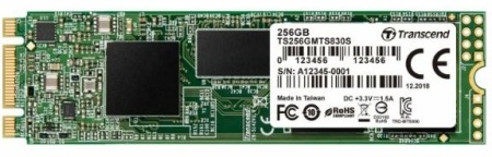 Твердотельный накопитель SSD Transcend 256GB M.2 2280 SSD, SATA3 B+M Key, TLC