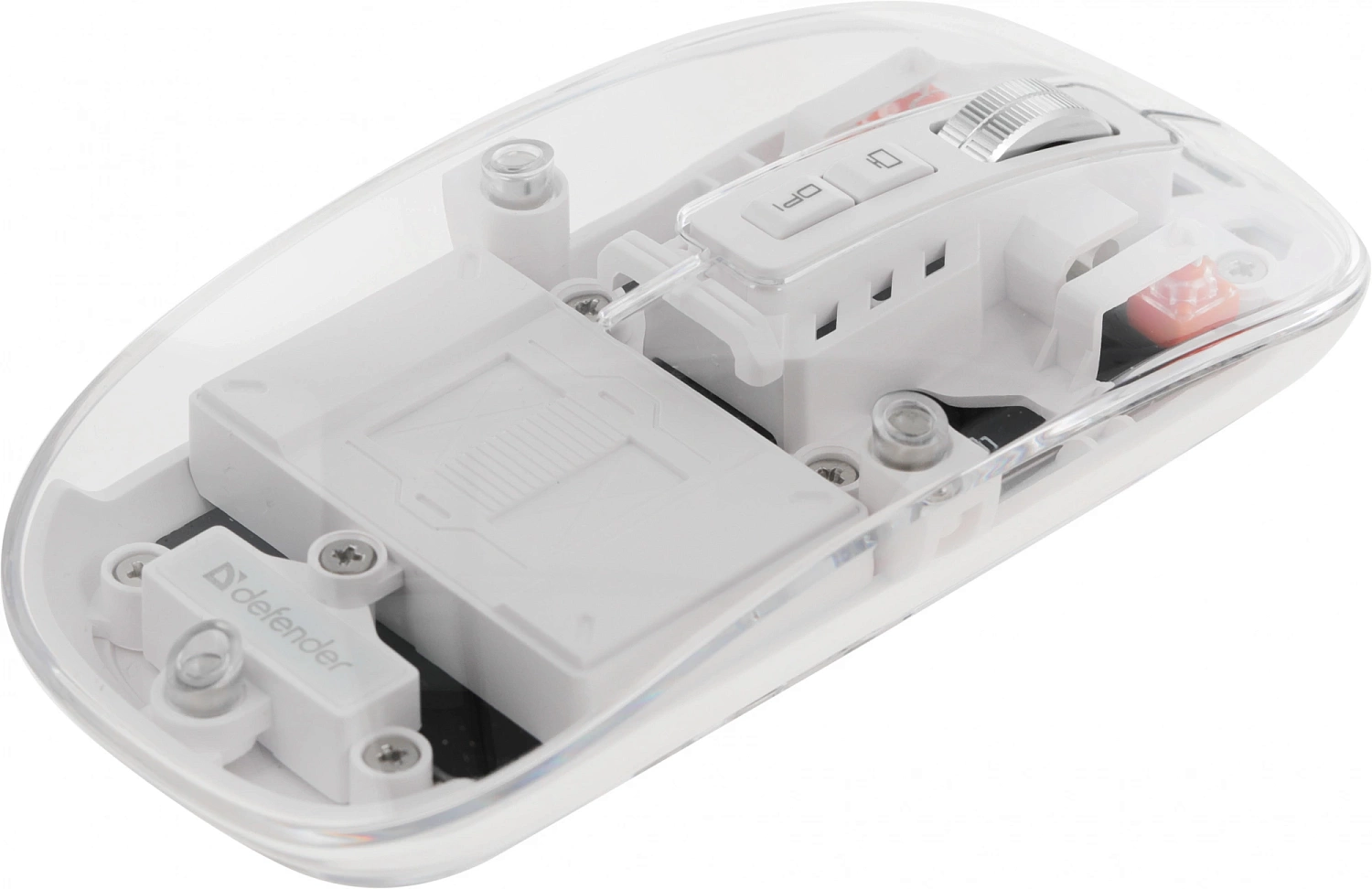 Мышь Defender Ixes MM-999 прозрачный оптическая 2400dpi silent беспров. BT/Radio USB 4but (52999) Мышь Defender Ixes MM-999 прозрачный оптическая 2400dpi silent беспров. BT/Radio USB 4but (52999)