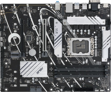 Материнская плата ASUS PRIME B760-PLUS D4, LGA1700, B760, 4*DDR4, HDMI+DP+VGA, 4xSATA3 + RAID, M2, Audio, Gb LAN, USB 3.2, USB 2.0, ATX; 90MB1CW0-M0EAY0