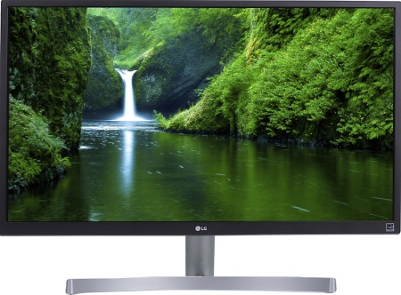 Монитор LG 27" UltraFine 27UL500-W белый IPS LED 16:9 HDMI матовая 1000:1 300cd 178гр/178гр 3840x2160 60Hz DP 4K 4.6кг