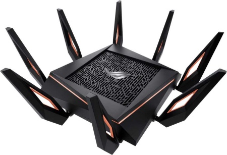 Роутер беспроводной Asus GT-AX11000 AX11000 10/100/1000BASE-TX/4G ready черный