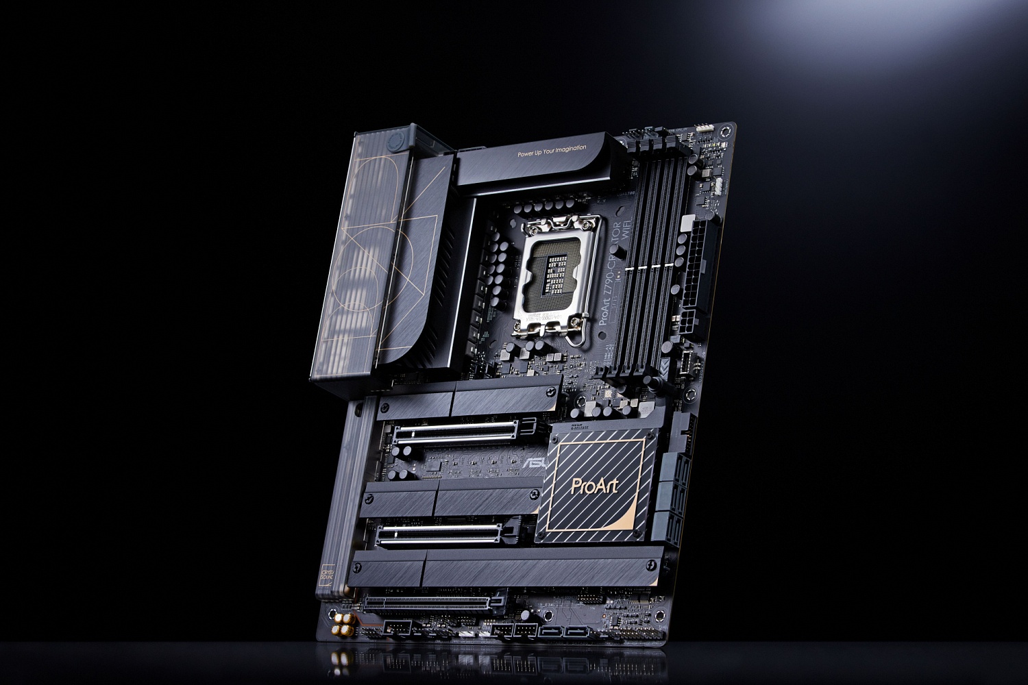 Материнская плата ASUS PROART Z790-CREATOR WIFI, LGA1700, Z790, 4*DDR5, HDMI, 8xSATA3 + RAID, M2, Audio, Gb LAN, USB 3.2, USB 2.0, ATX; 90MB1DV0-M0EAY0