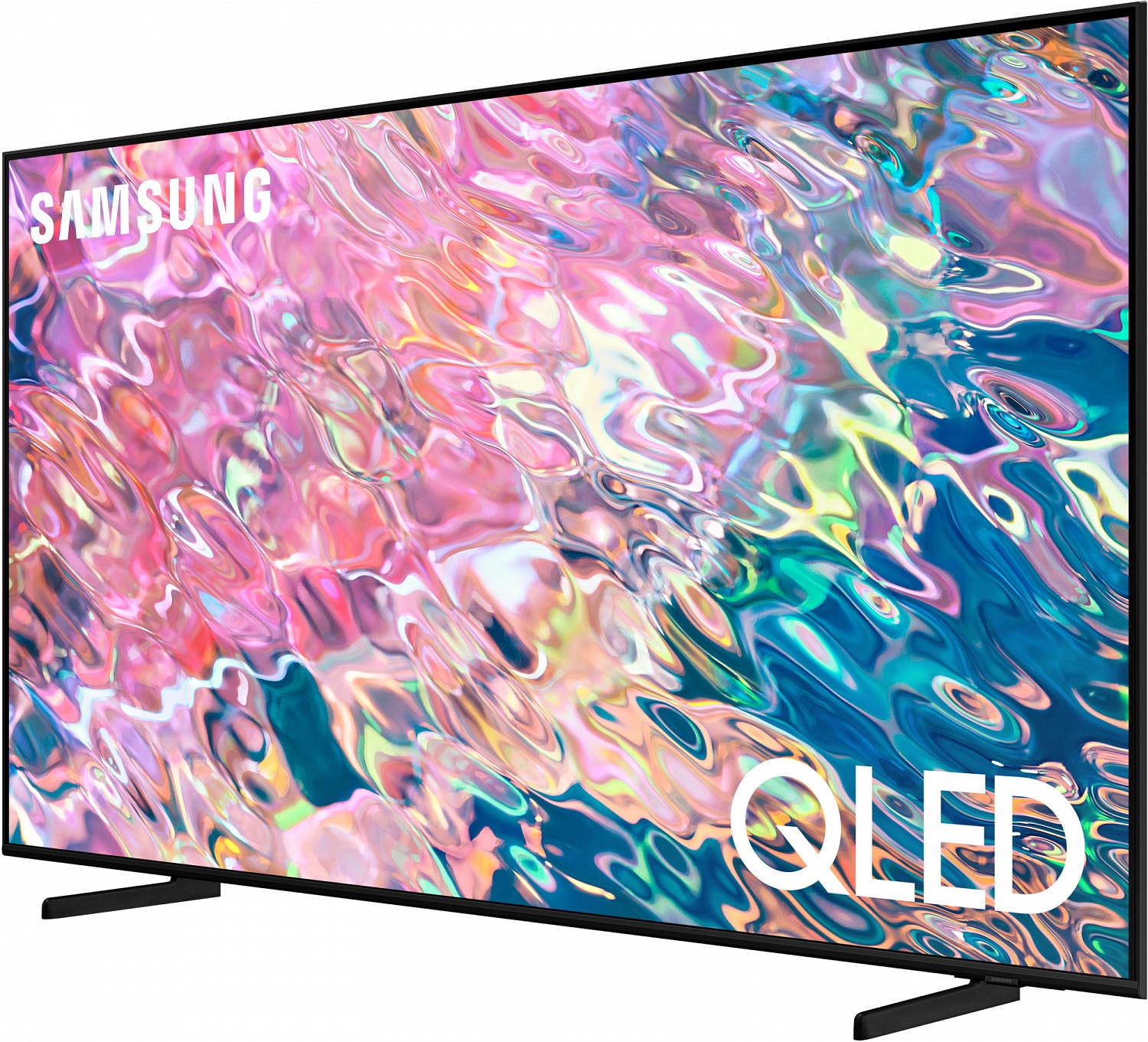 Телевизор QLED Samsung 85" QE85Q60BAUXCE Q черный 4K Ultra HD 60Hz DVB-T2 DVB-C DVB-S2 USB WiFi Smart TV (RUS)