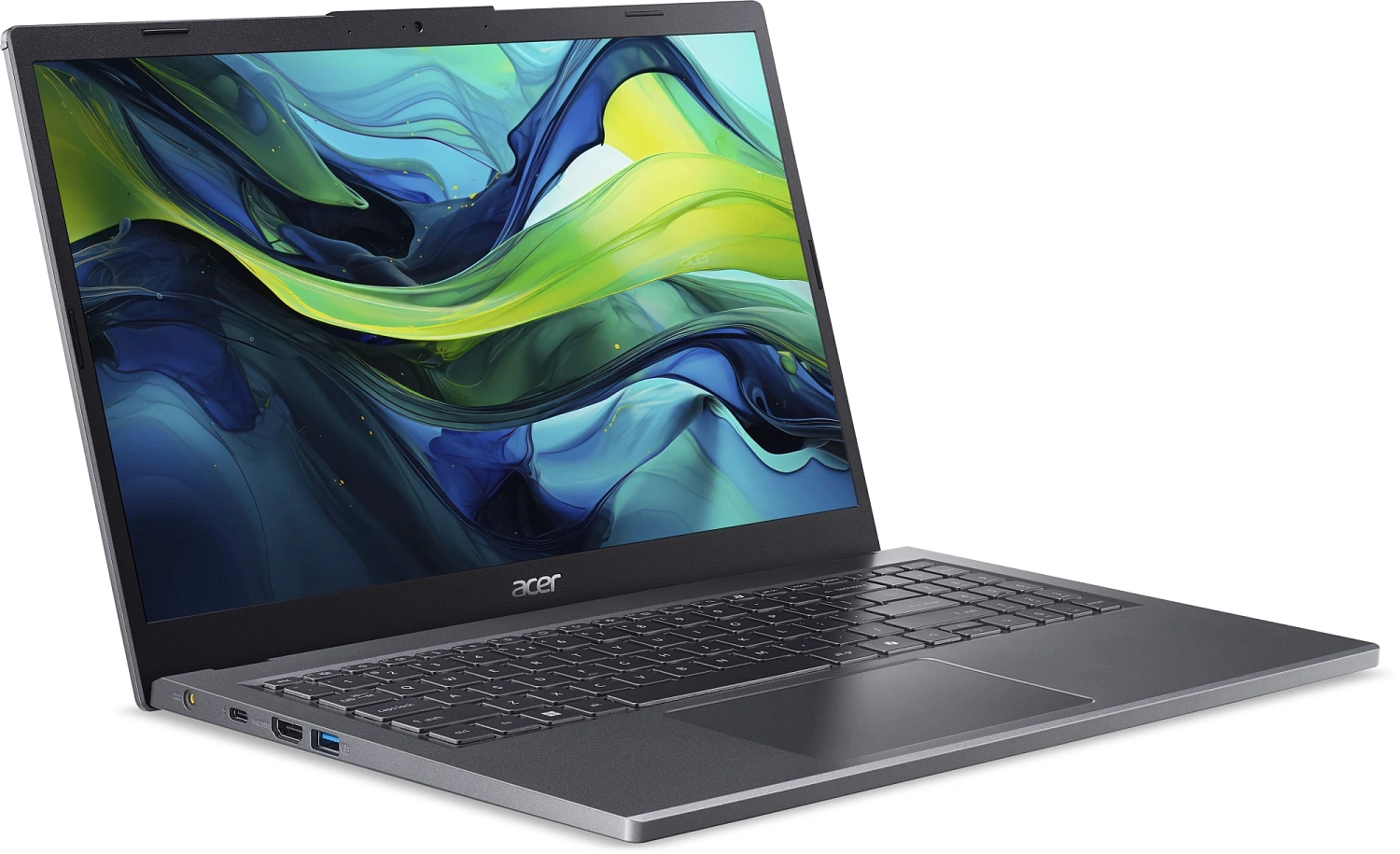Ноутбук Acer Aspire 15 A15-51M-959S Core i9 13900H 16Gb SSD512Gb Intel Iris Xe graphics 15.6" IPS FHD (1920x1080) без ОС silver WiFi BT Cam 5100mAh (NX.JKVEM.007)